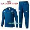 Barn Juventus Tränings Sweatshirtställ 2017-18 Blå